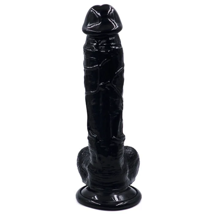 MD Female Sex Toys MD Stallion 23cm Heavy Crystal Realistic Dildo Black