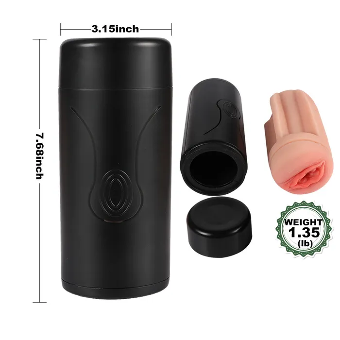MD MD Squeeze Realistic Pussy Masturbator Stroker Lifelike Vagina for Men Male Sex Toys