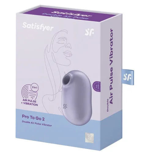 Satisfyer Satisfyer Pro to Go 2 Air Pulse Vibrator Violet Vibrators