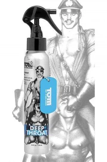 Sex On the Go Anal Tom of Finland Deep Throat Spray 4 oz