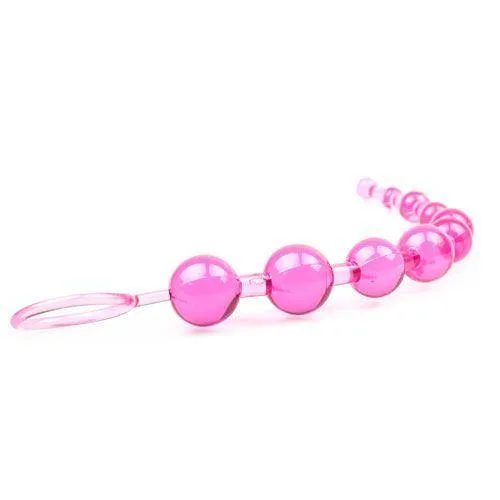 Various Toy Brands Pink Chain Of 10 Anal Beads Anal Various Toy Brands Pink Chain Of 10 Anal Beads Anal