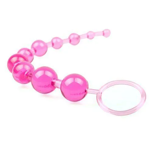 Various Toy Brands Pink Chain Of 10 Anal Beads Anal Various Toy Brands Pink Chain Of 10 Anal Beads Anal