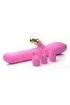 Vibrators Sex On the Go 10X VersaThrust Vibrating and Thrusting Silicone Rabbit with 3 Attachments Vibrators Sex On the Go 10X VersaThrust Vibrating and Thrusting Silicone Rabbit with 3 Attachments
