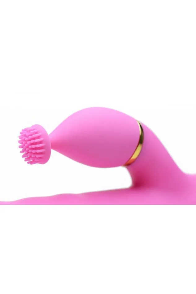 Vibrators Sex On the Go 10X VersaThrust Vibrating and Thrusting Silicone Rabbit with 3 Attachments Vibrators Sex On the Go 10X VersaThrust Vibrating and Thrusting Silicone Rabbit with 3 Attachments