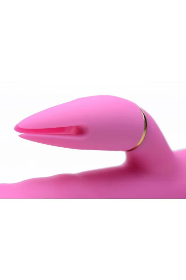 Vibrators Sex On the Go 10X VersaThrust Vibrating and Thrusting Silicone Rabbit with 3 Attachments Vibrators Sex On the Go 10X VersaThrust Vibrating and Thrusting Silicone Rabbit with 3 Attachments