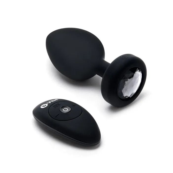 Anal BVibe BVibe Vibrating Jewel Plug 2XL