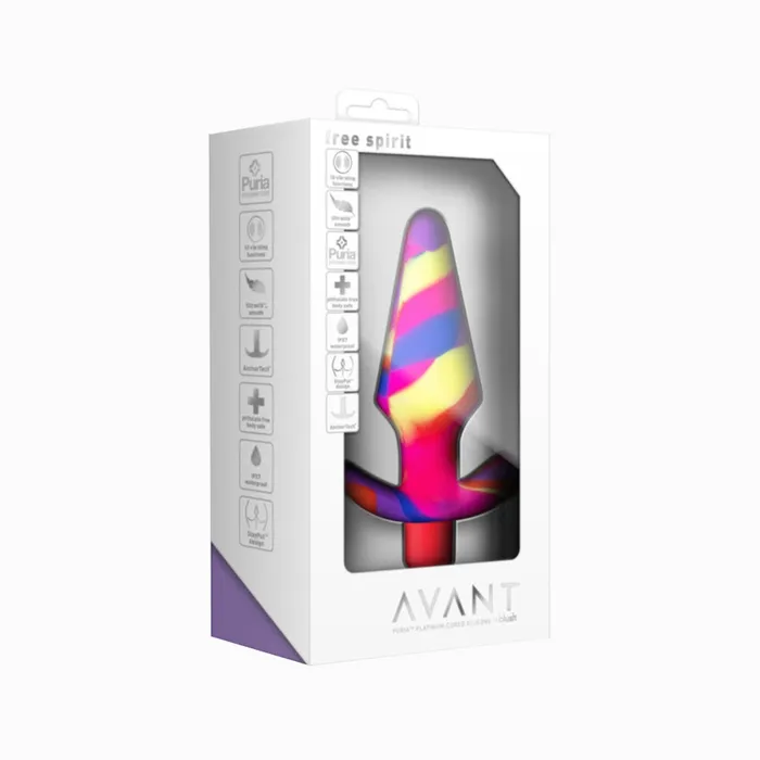 Anal Blush Avant Free Spirit Scarlet Vibrating Plug