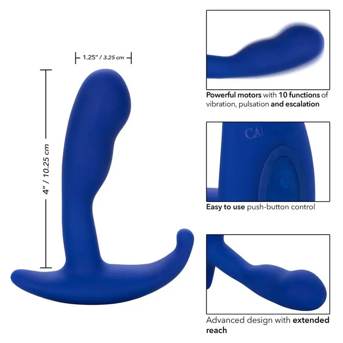 Anal CalExotics Admiral Advanced Curved Probe