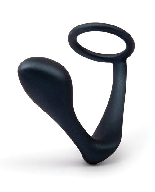 Anal Cotr INC BVibe Butties Ringer Cock Ring Prostate Plug Black