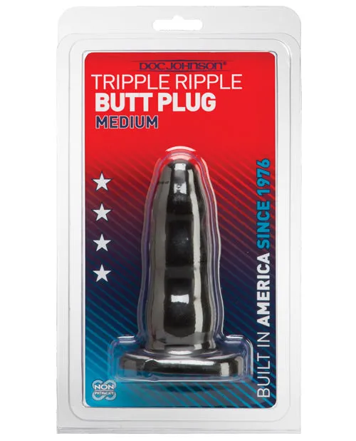 Anal Doc Johnson Triple Ripple Butt Plug