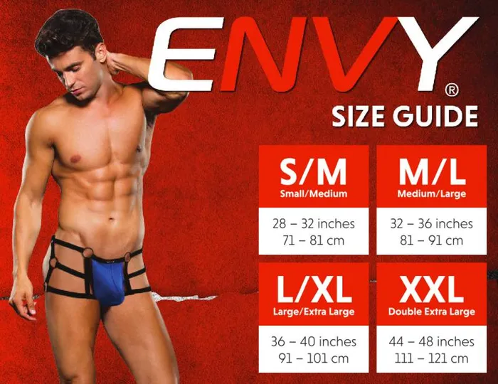 Anal Envy Envy Borat Slingshot Black SM ML LXL