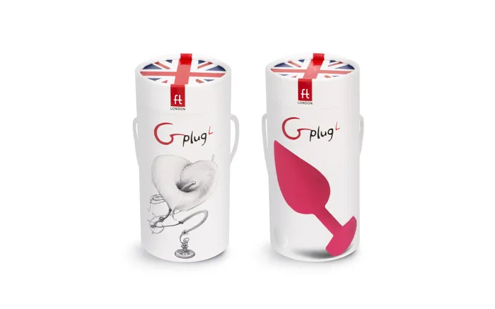 Anal Gvibe Gvibe Gplug Butt Plug Large 39cm Neon Rose