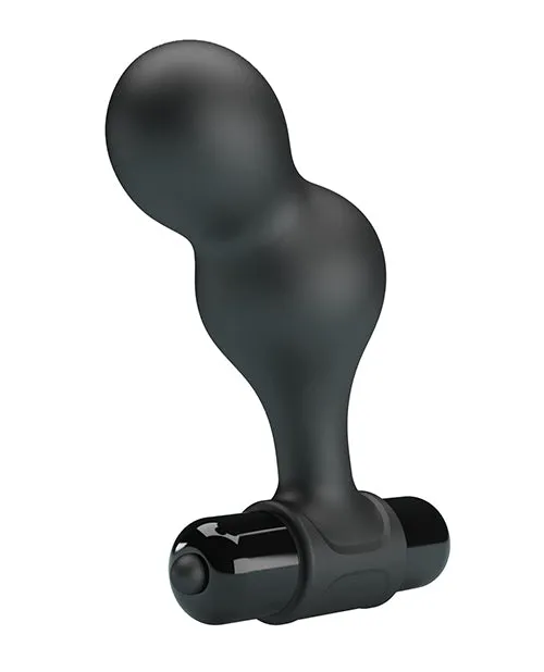 Anal Liaoyang Baile Health Care Produ Mr Play Silicone Anal Vibro Plug Black