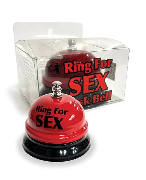 Anal Little Genie Productions LLC Ring the Bell for Sex Desk Bell RedBlack