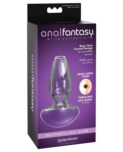 Anal Pipedream Products Anal Fantasy Ellite Anal Glass Gaper Clear