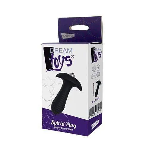 Anal Spiral Stimulating Silicone Anal Vibrator Spanksy
