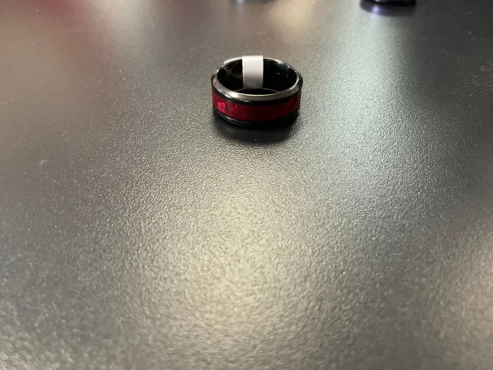 Anal Up4Drea Black marble color ring size 7