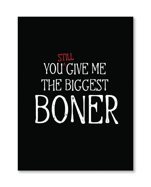 Biggest Boner Tonight Greeting Card Kush Kards LLC Vibrators