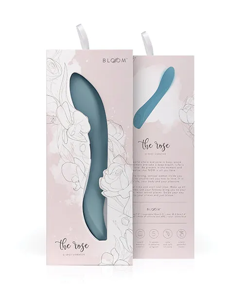 Bloom The Rose Gspot Vibrator Teal Onedc Vibrators