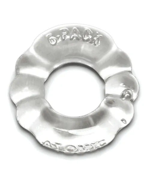 Blue Ox Designs LLCDba Oxballs Enhancers Oxballs Atomic Jock 6pack Shaped Cockring