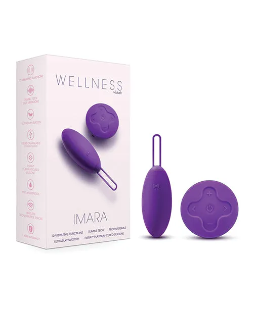 Blush Wellness Imara Vibrating Egg Wremote Purple Blush Novelties Vibrators Blush Wellness Imara Vibrating Egg Wremote Purple Blush Novelties Vibrators