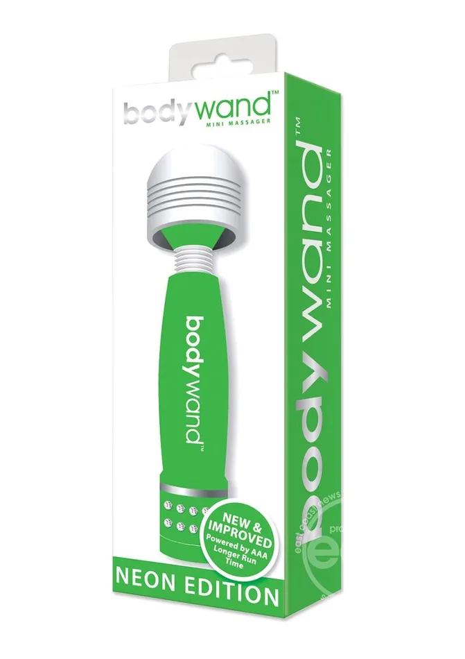 Bodywand Mini Wand Massager Neon Edition green ECN Female Sex Toys