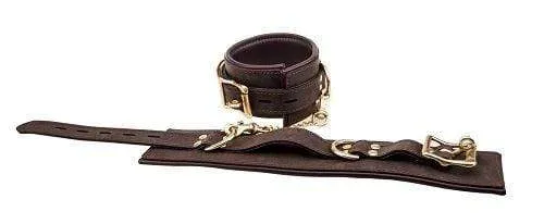 BOUND Nubuck Kinky Leather Ankle Restraints Bound Restraints