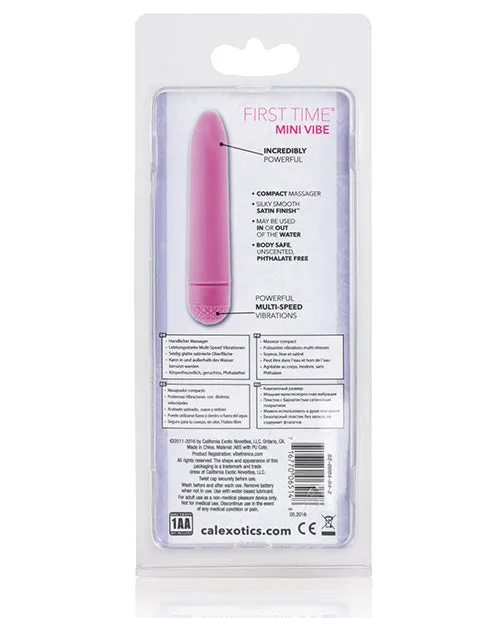 Cal Exotics Vibrators First Time Mini Vibe Pink