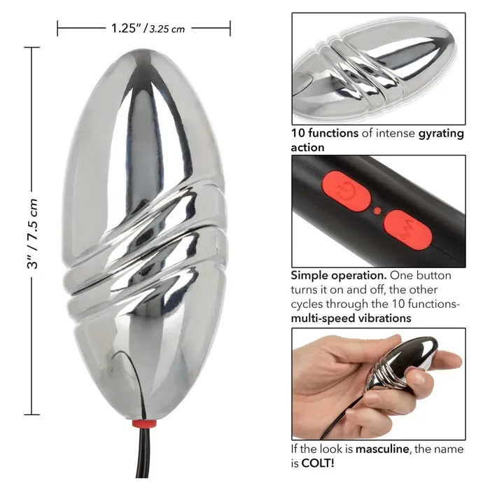 CalExotics COLT Rechargeable Turbo Bullet CalExotics Female Sex Toys