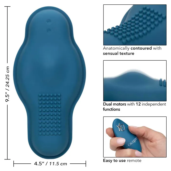 CalExotics Dual Rider Remote Control Bump Grind CalExotics Female Sex Toys