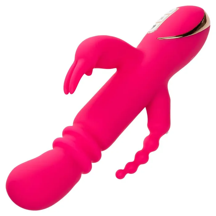 CalExotics Female Sex Toys CalExotics Jack Rabbit Signature Heated Silicone Triple Fantasy Rabbit