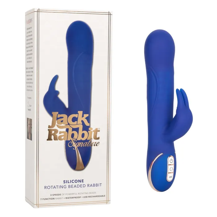 CalExotics Female Sex Toys Jack Rabbit Signature Silicone Rotating Beaded Rabbit CalExotics Female Sex Toys Jack Rabbit Signature Silicone Rotating Beaded Rabbit