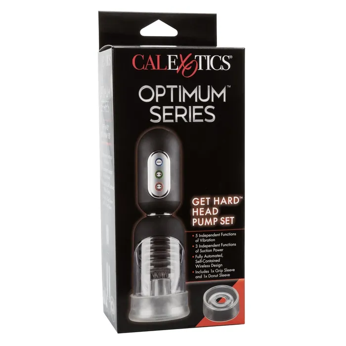 CalExotics Male Sex Toys Optimum Series Get Hard Head Pump Set