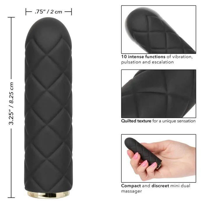 CalExotics Raven Quilted Seducer Bullet CalExotics Female Sex Toys