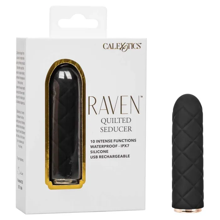 CalExotics Raven Quilted Seducer Bullet CalExotics Female Sex Toys