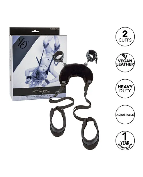 California Exotic Novelties Anal Nocturnal Collection Position Strap wPillow Black California Exotic Novelties Anal Nocturnal Collection Position Strap wPillow Black