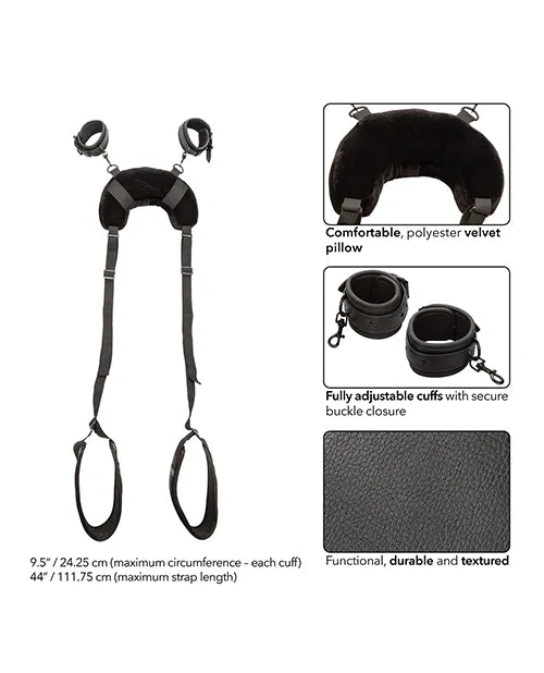 California Exotic Novelties Anal Nocturnal Collection Position Strap wPillow Black California Exotic Novelties Anal Nocturnal Collection Position Strap wPillow Black