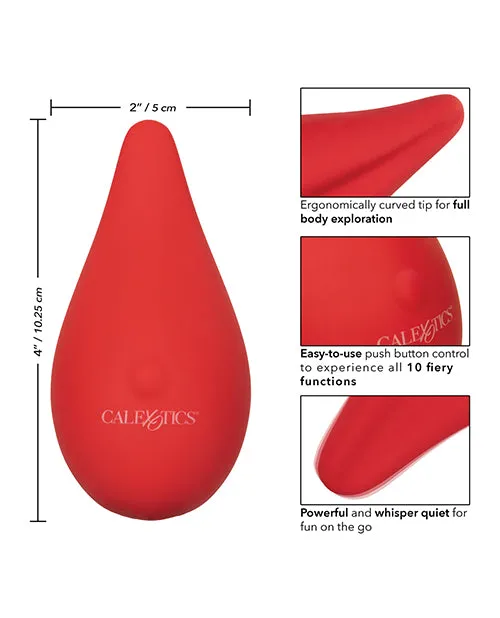 California Exotic Novelties Red Hot Flicker Red Vibrators