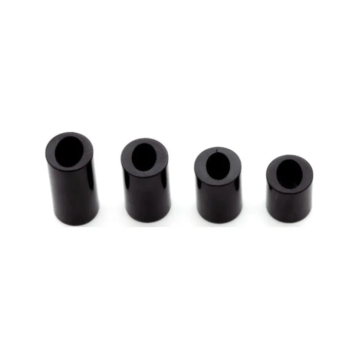 CBX Anal Cockcage Spacers Black 4 Pc