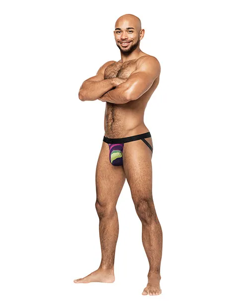 Comme Ci Comme Ca Male Sex Toys Galactic Sheer Poly Spandex Strappy Ring Jock Multi Color Comme Ci Comme Ca Male Sex Toys Galactic Sheer Poly Spandex Strappy Ring Jock Multi Color