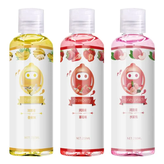 Couples Fruit Flavor Water Soluble Sex and Massage Lubricant Oil Onion Toy