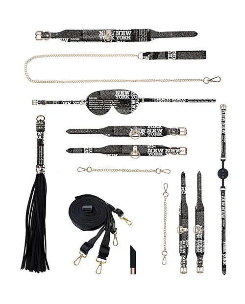 Couples Shots Ouch NY Collection Bondage Kit wBag Black Shots America LLC Couples Shots Ouch NY Collection Bondage Kit wBag Black Shots America LLC