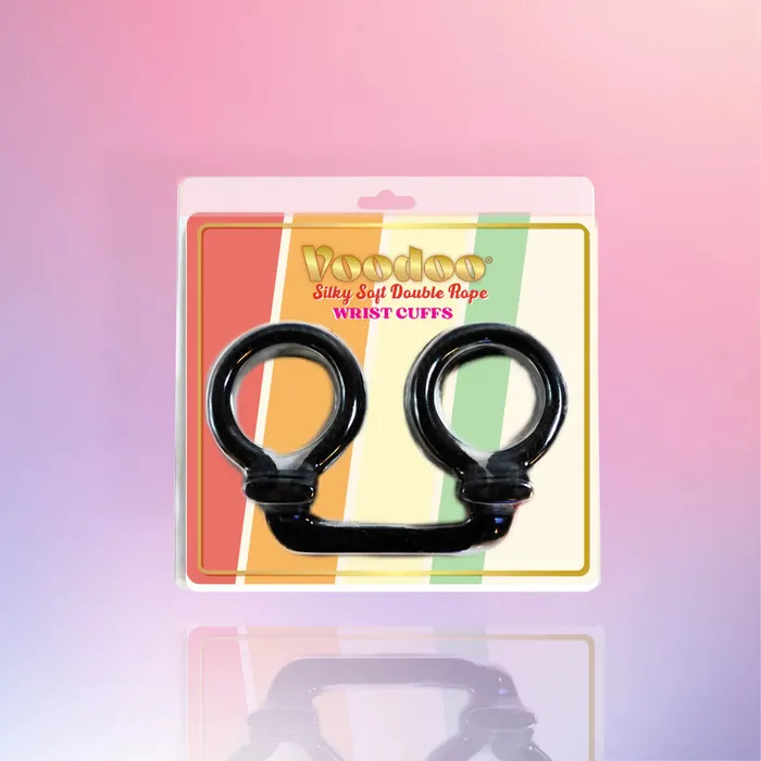 Couples Voodoo Silky Soft Double RopeWrist Cuffs Thank Me Now