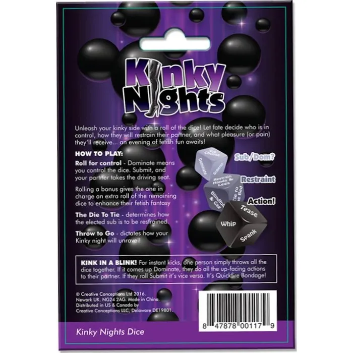 CreativeC Kinky Nights Dare Dice Vibrators