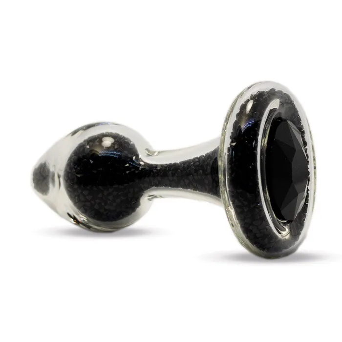 Crystal Delights Anal Crystal Delights Sparkle Plug Black
