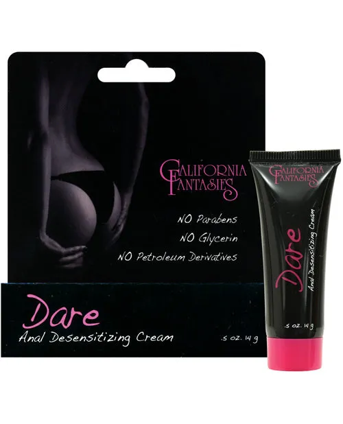 Dare Anal Desensitizing Cream 5 Oz Tube Boxed California Fantasies Anal