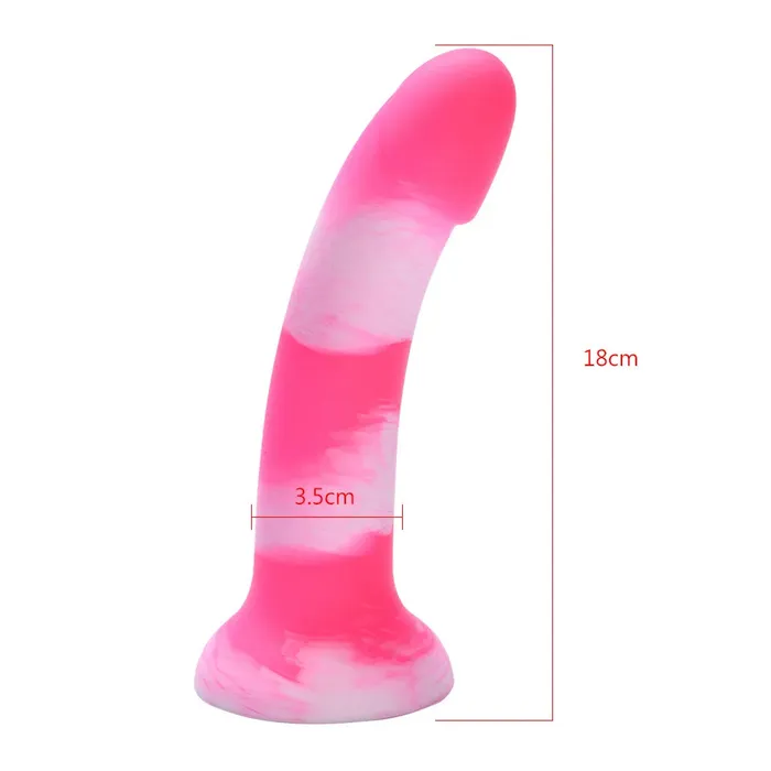 Dildos Curved and Colored Dildo Lets Stay In Co