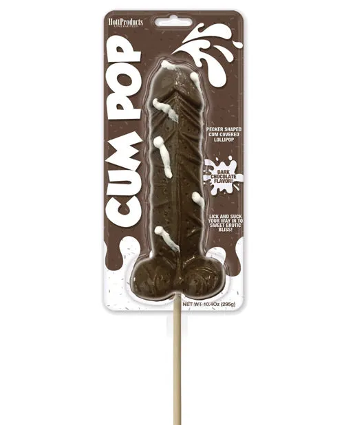 Dildos Hott Products Cum Cock Pops Dark Chocolate
