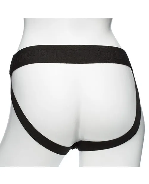 Doc Johnson Female Sex Toys Body Extensions Be Daring 2 Piece Strap On Set Black