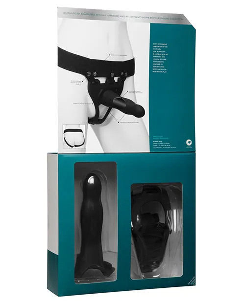 Doc Johnson Female Sex Toys Body Extensions Be Daring 2 Piece Strap On Set Black